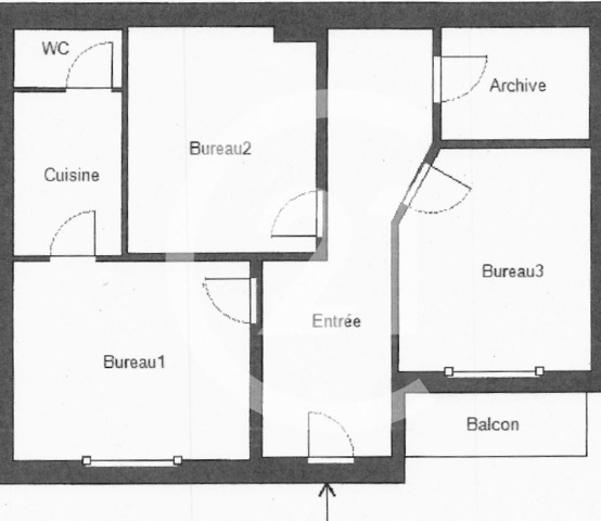 Local commercial à louer - 51.0 m2 - 26 - Drome