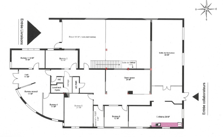Local commercial à louer - 456.0 m2 - 26 - Drome