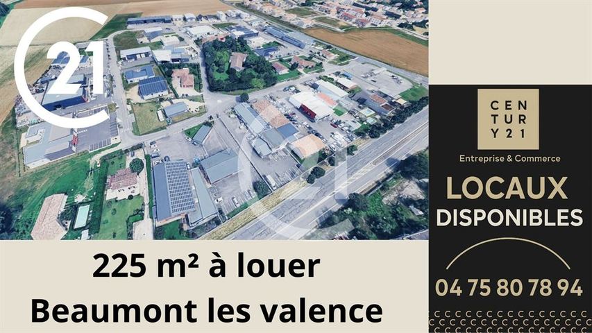 Local d'activité à louer - 225.0 m2 - 26 - Drome